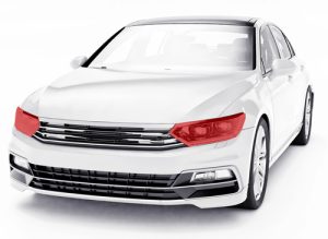 Headlights-overlay Headlights shaded to show paint protection area
